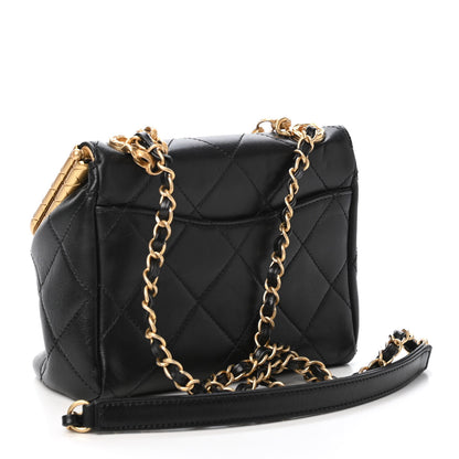 Chanel Lambskin Quilted My Crush Bag Black 2 of 4
