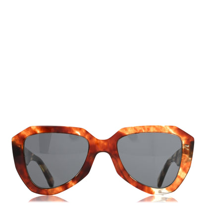 Celine Acetate Cat Eye Sunglasses CL 40046U Havana 2 of 9