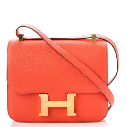 Hermes Evercolor Constance 24 Orange Poppy 1 of 23
