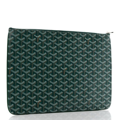 Goyard Goyardine Senat Pochette GM Green 3 of 7