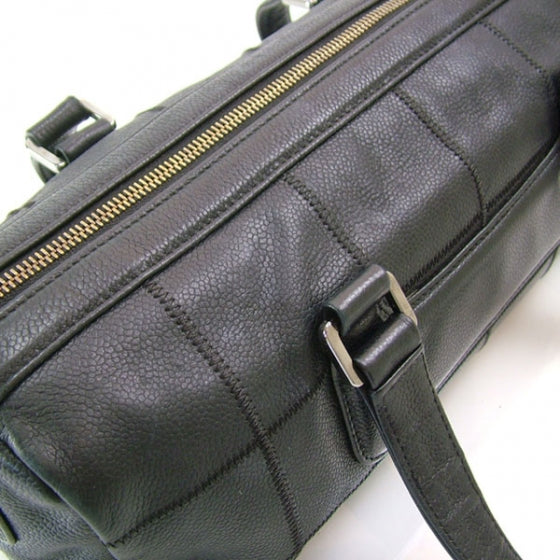 Chanel Caviar Square Stitched Tote Black 8 of 10