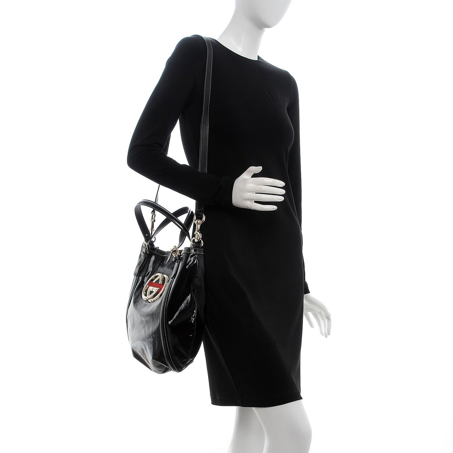 Dialux Medium Britt Tote Black