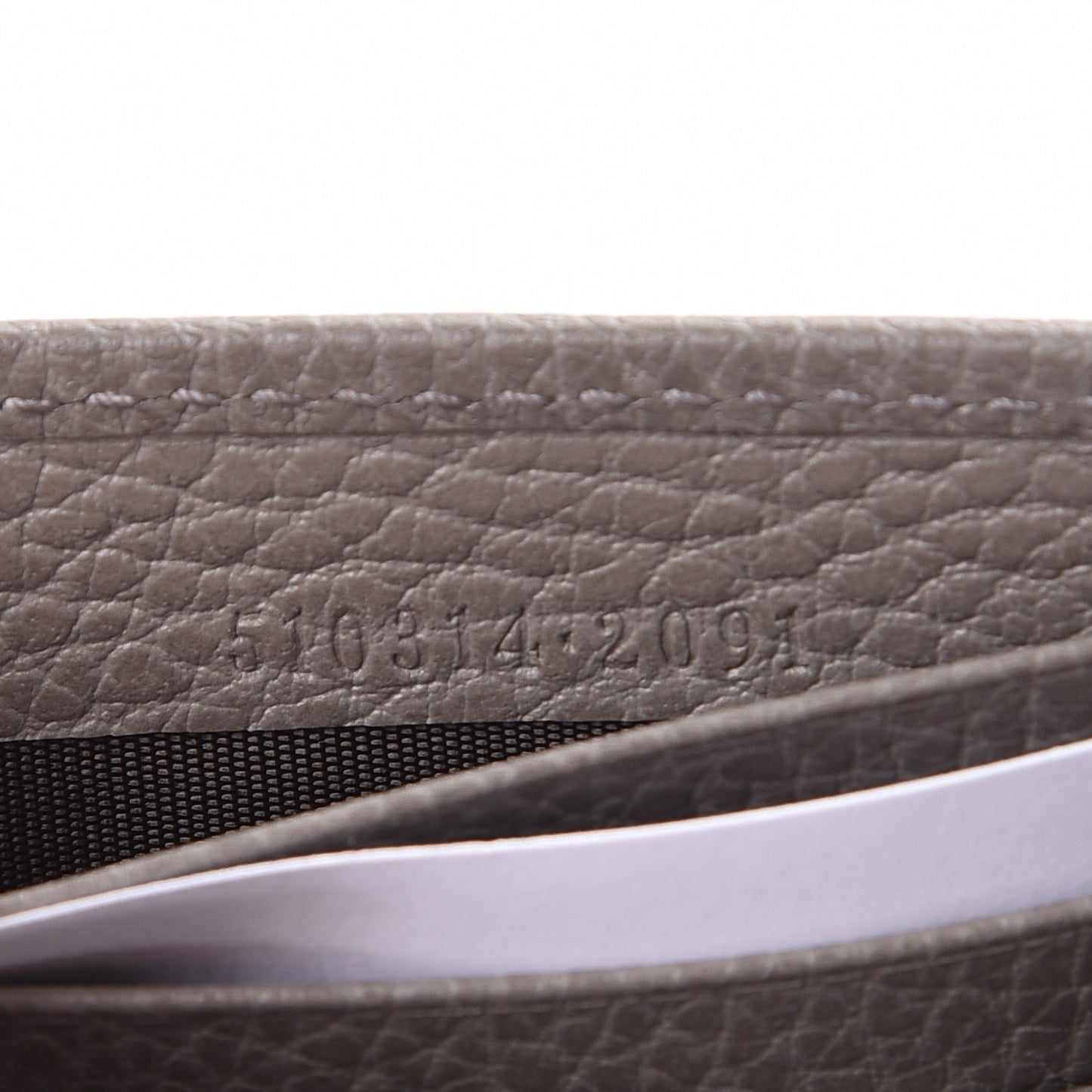 Dollar Calfskin Interlocking G Chain Wallet Loess