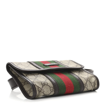 Gucci GG Monogram Plus Web Belt Bag Dark Brown 4 of 10