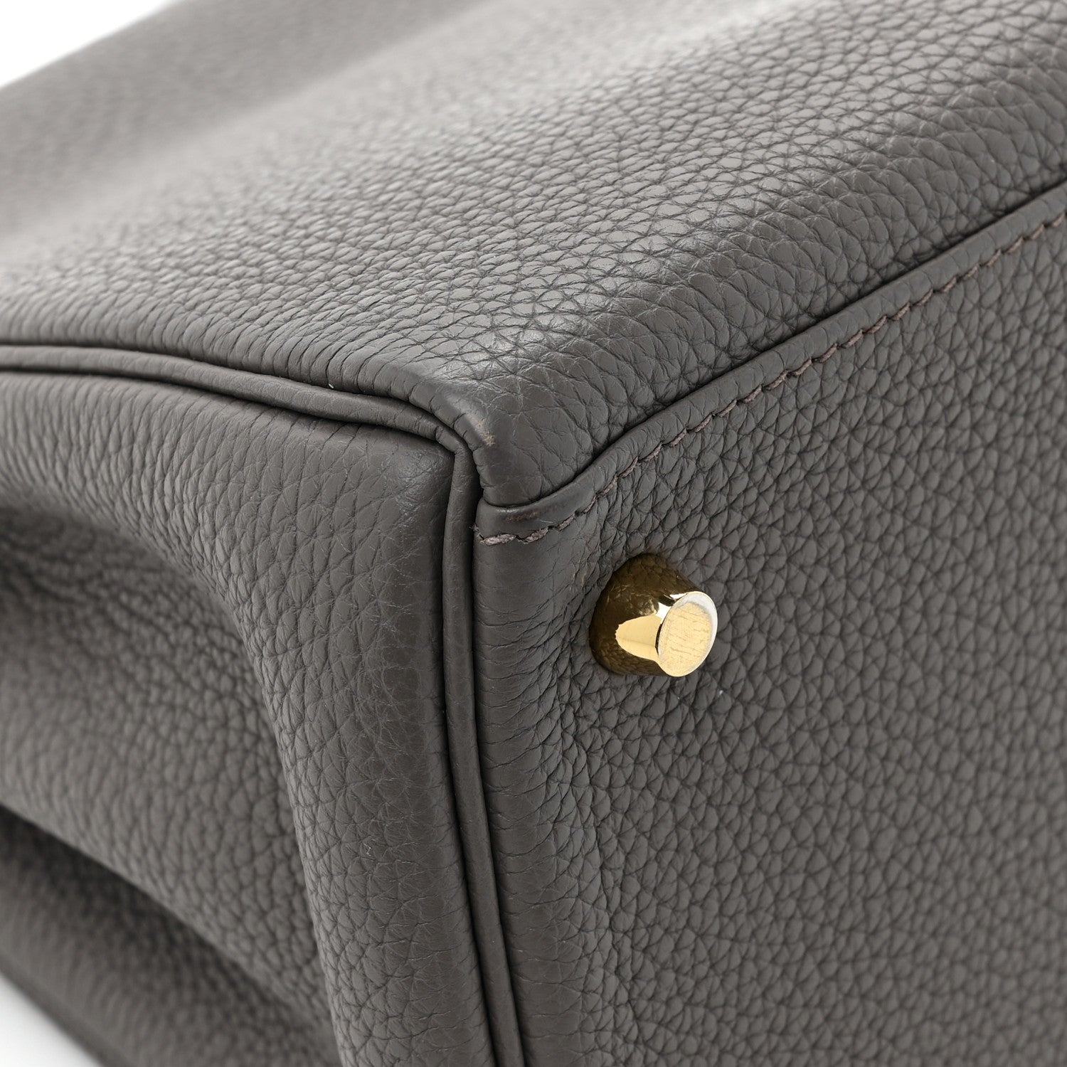 Hermes Togo Kelly Retourne 28 Etain 14 of 16