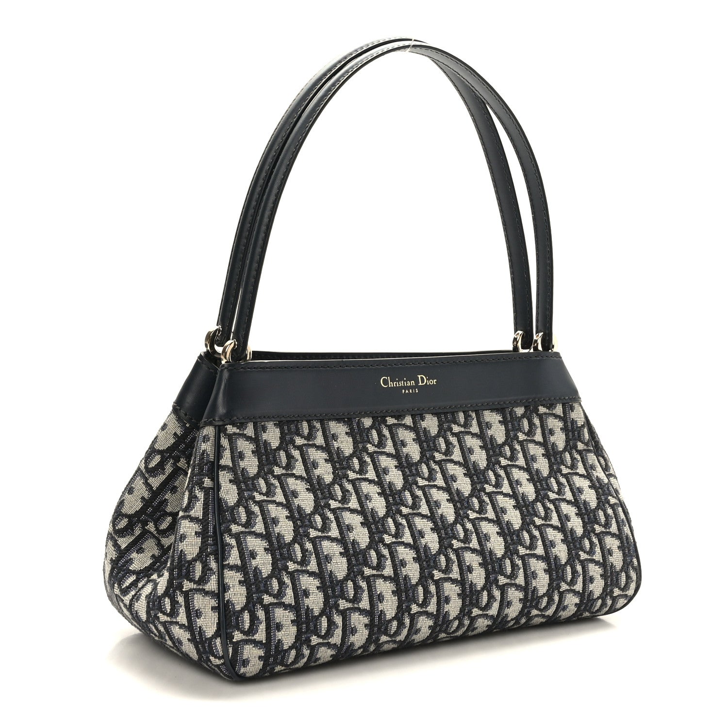 Christian Dior Oblique Key Bag Blue 3 of 9
