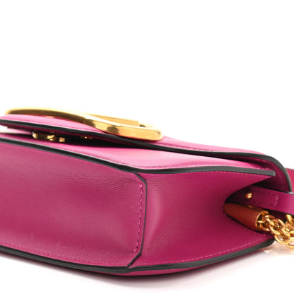Valentino Garavani Calfskin Vlogo Small Loco Shoulder Bag Rose Violet 10 of 11