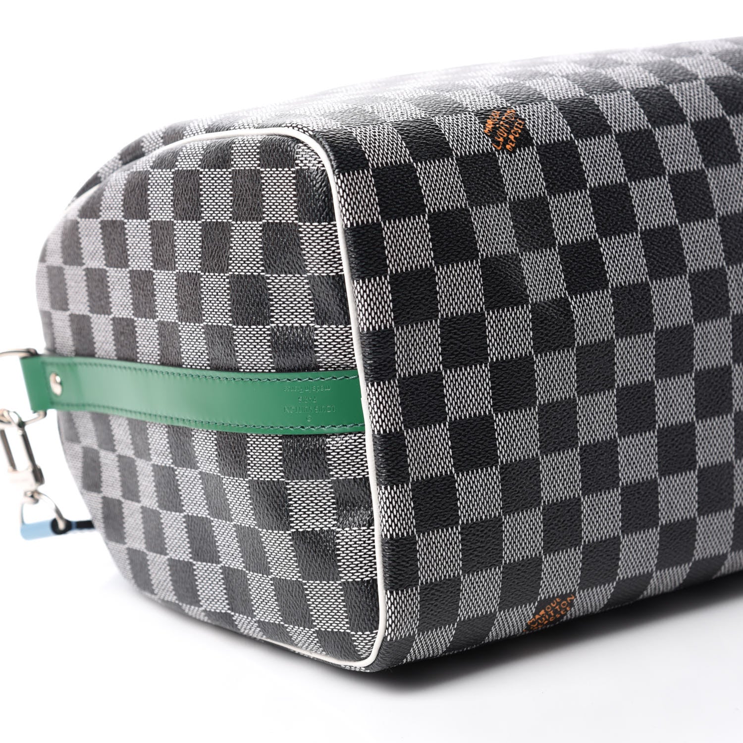 Louis Vuitton Damier Speedy Bandouliere 30 Black White 6 of 14