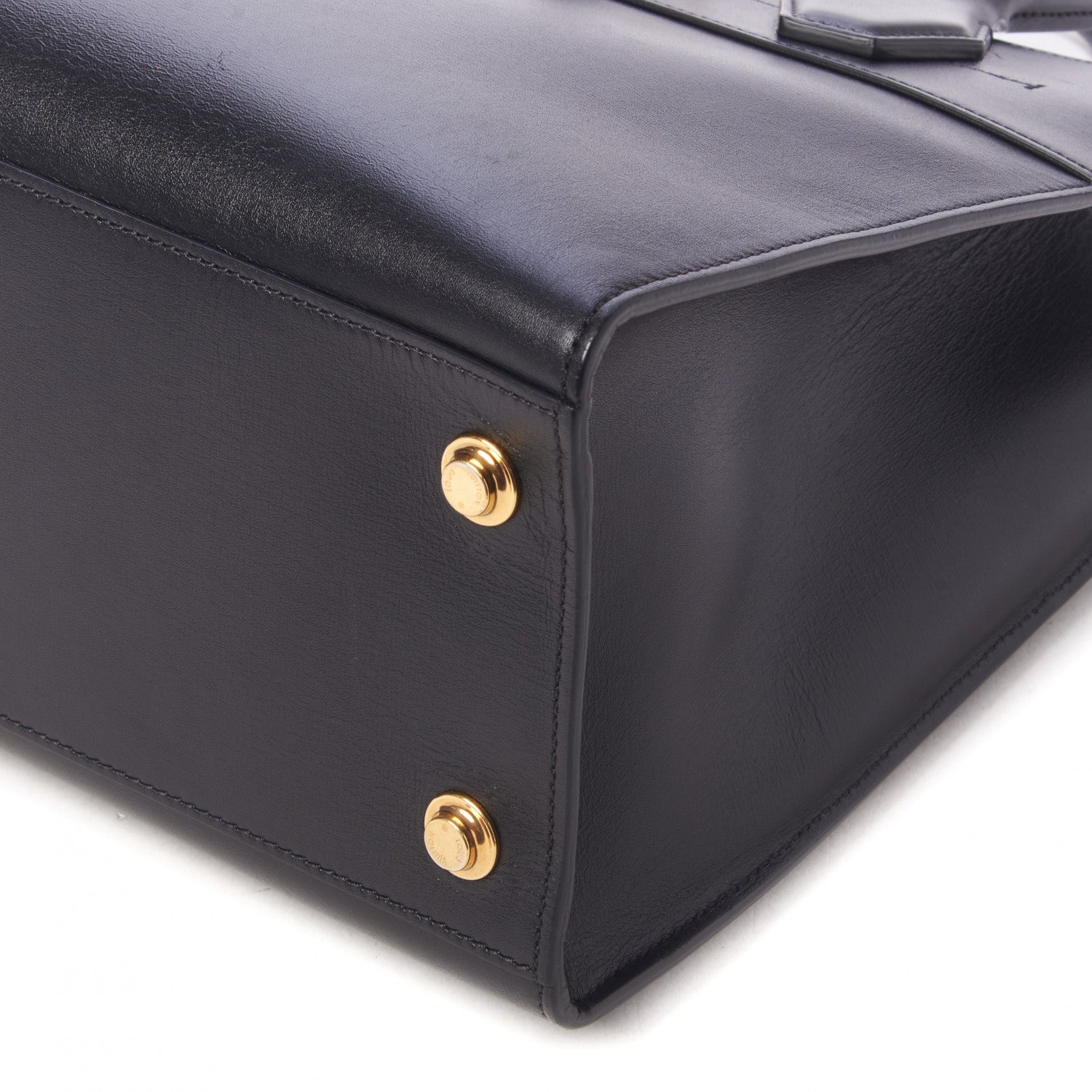 Louis Vuitton Calfskin City Steamer MM Black 5 of 8