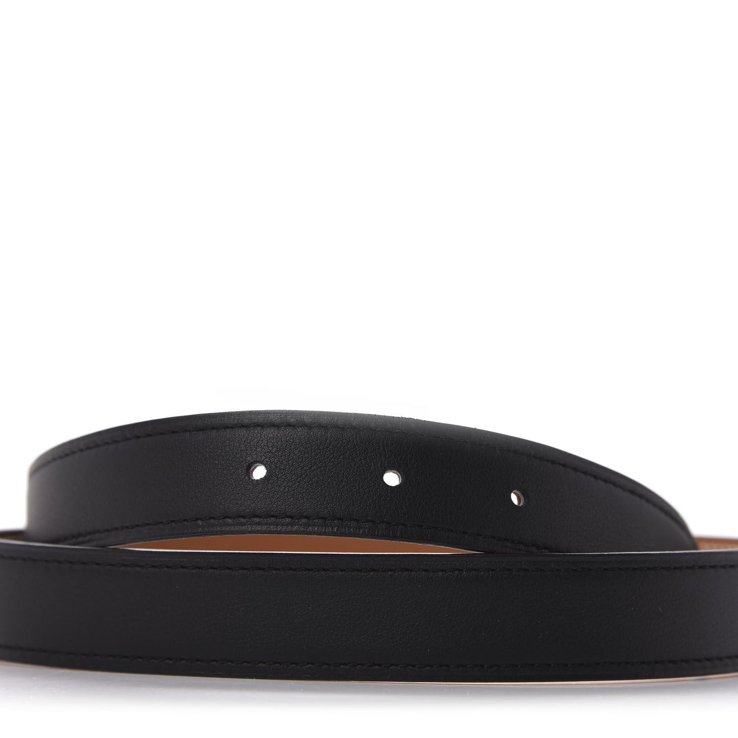 Swift Epsom 24mm Belt Strap 75 Black Gold