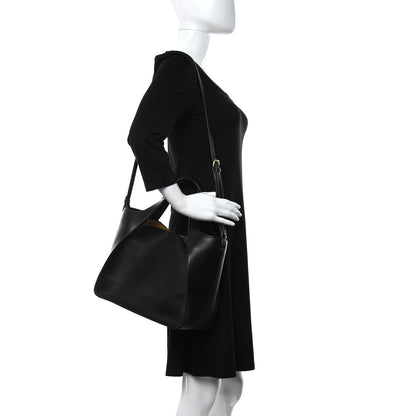 Stella McCartney Eco Alter Nappa East West Perforated Tote Black 3 of 11