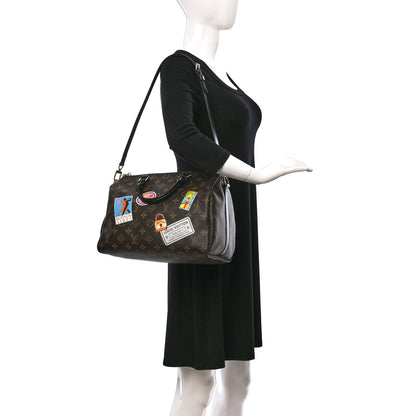 Louis Vuitton Monogram My World Tour Speedy Bandouliere 30 Black 2 of 11