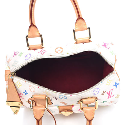 Louis Vuitton Monogram Multicolor Speedy 30 White 5 of 11