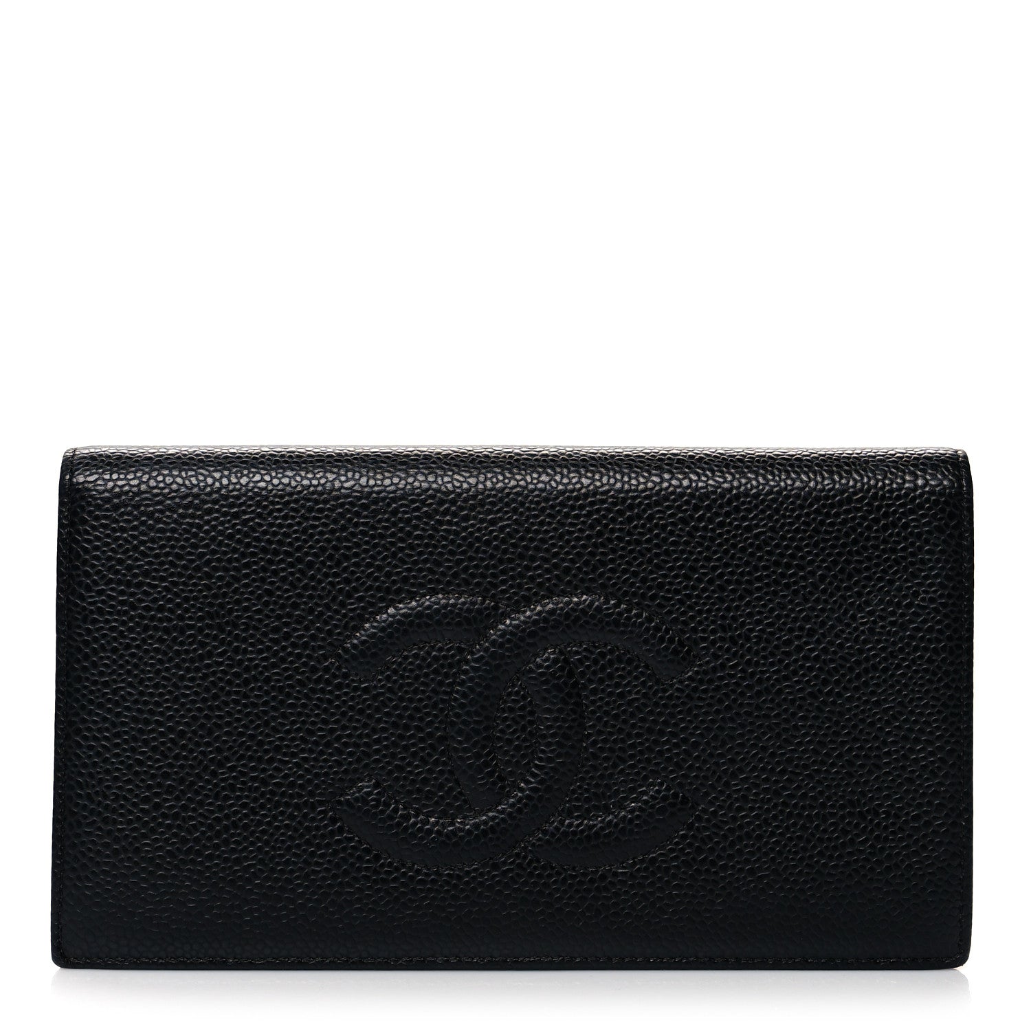 Chanel Caviar Timeless CC Yen Wallet Black 1 of 11