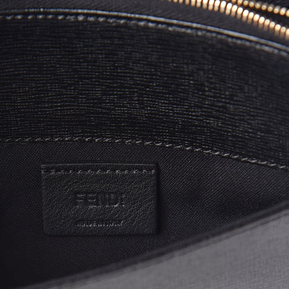 Fendi Vitello Elite Studded Tube Wallet on Chain Black 6 of 8