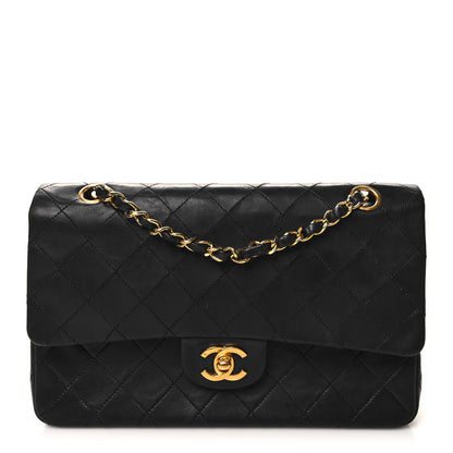 Chanel Lambskin Quilted Medium Double Flap Black 1 of 12