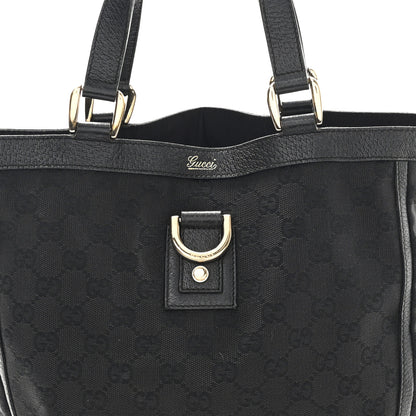 Gucci Monogram Small Abbey Tote Black 8 of 10