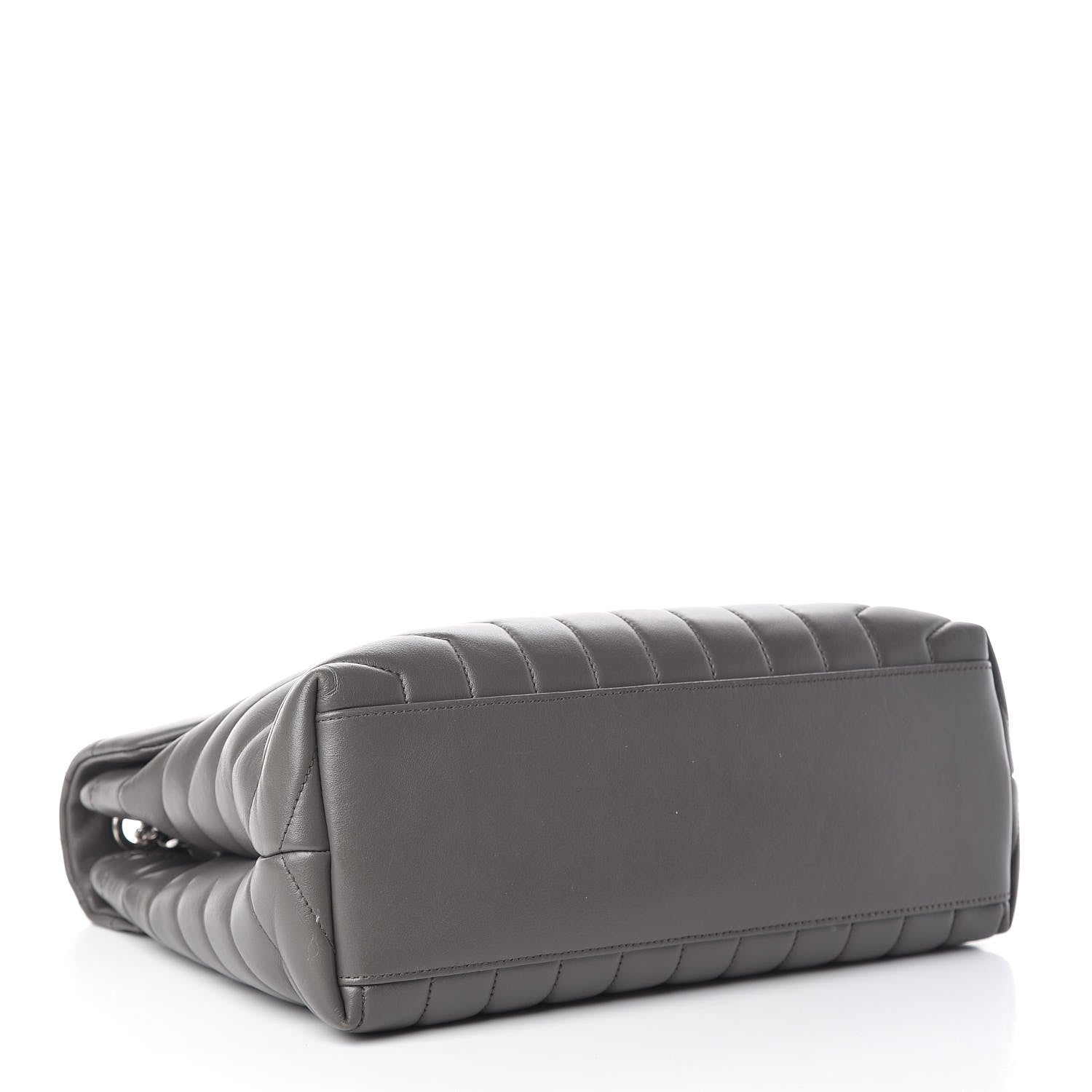 Saint Laurent Calfskin Y Quilted Monogram Medium Loulou Chain Satchel Earth 4 of 14