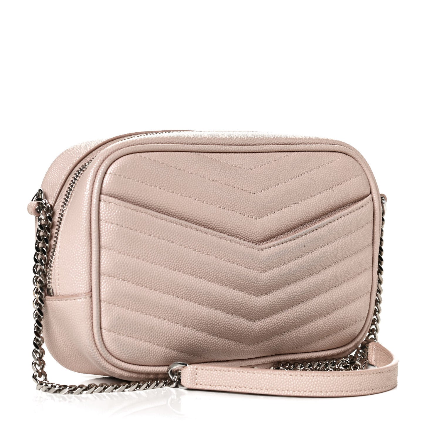 Grain De Poudre Matelasse Monogram Mini Lou Camera Bag Marble Pink