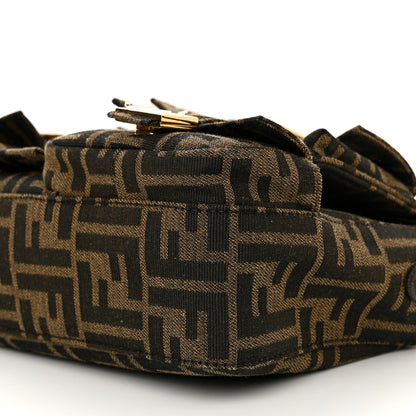 Fendi Fabric Jacquard FF 1974 Multipocket Baguette Tobacco Moro 10 of 12