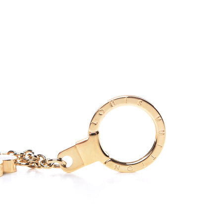 Louis Vuitton Stripes Flowers Bag Charm Key Holder 5 of 6