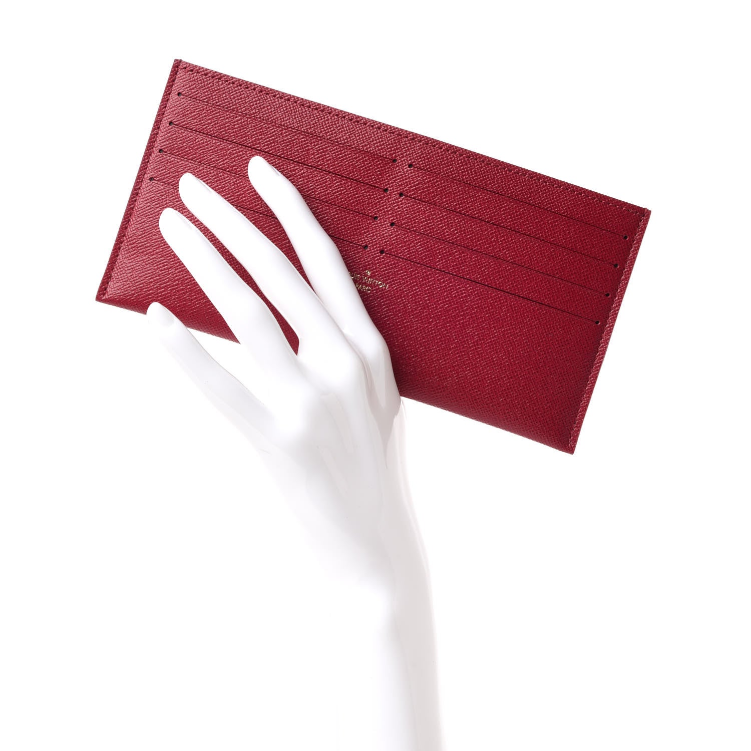 Louis Vuitton Calfskin Felicie Card Holder Insert Fuchsia 2 of 8