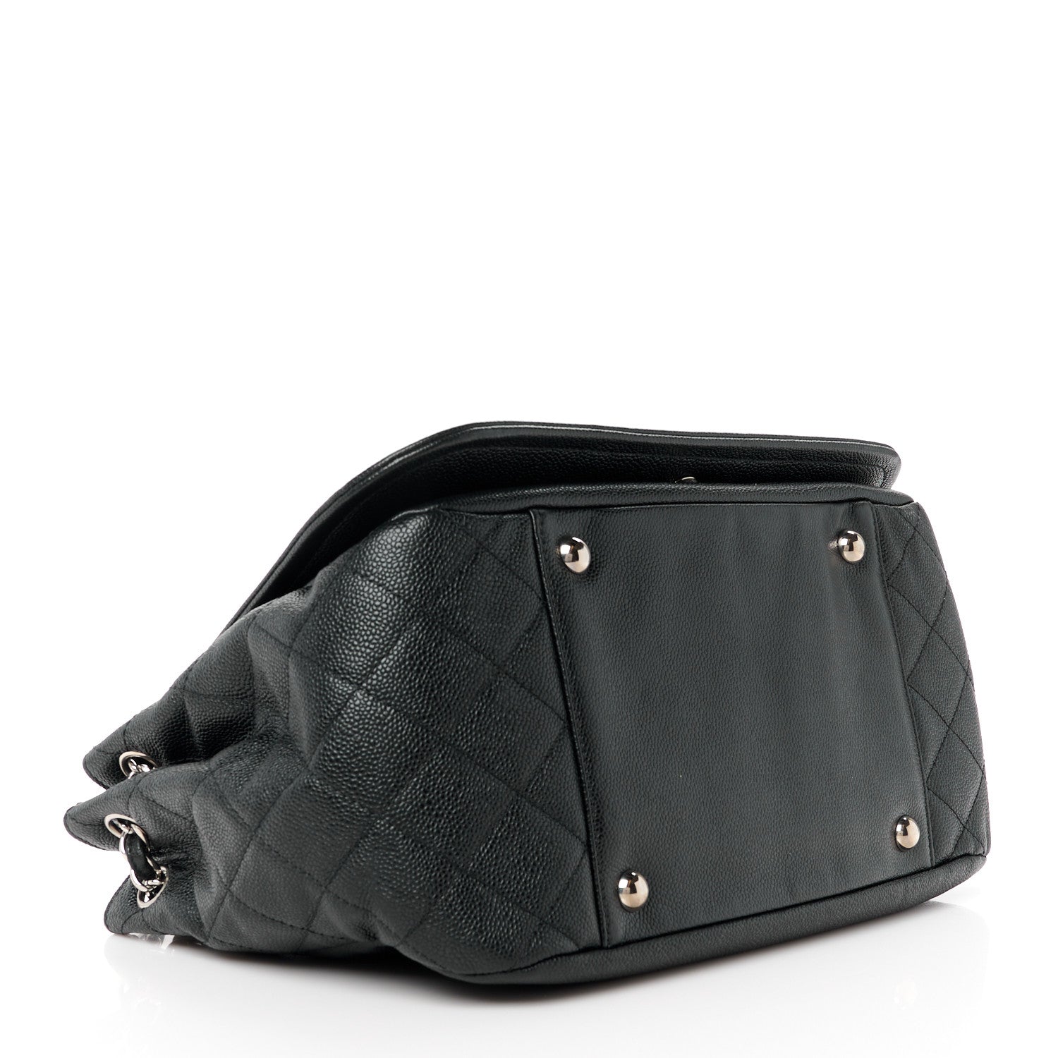 Chanel Caviar Timeless CC Accordion Flap Black 4 of 10