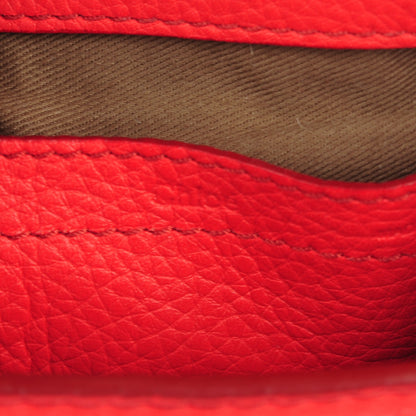 Chloe Calfskin Mini Marcie Round Crossbody Bag Red 6 of 8