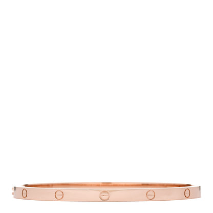 Cartier 18K Pink Gold Small LOVE Bracelet 16 2 of 8