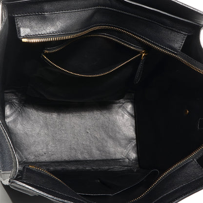 Celine Denim Mini Luggage Navy Black 5 of 9