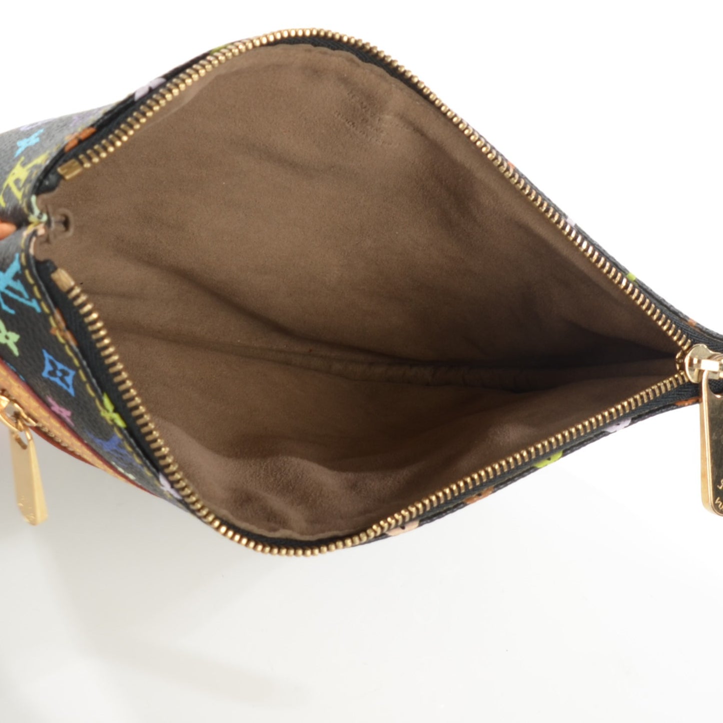 Monogram Multicolor Pochette Plate GM Black