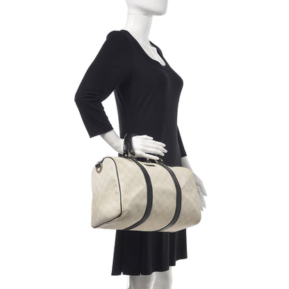 Gucci GG Plus Monogram Medium Joy Boston White Black 2 of 18