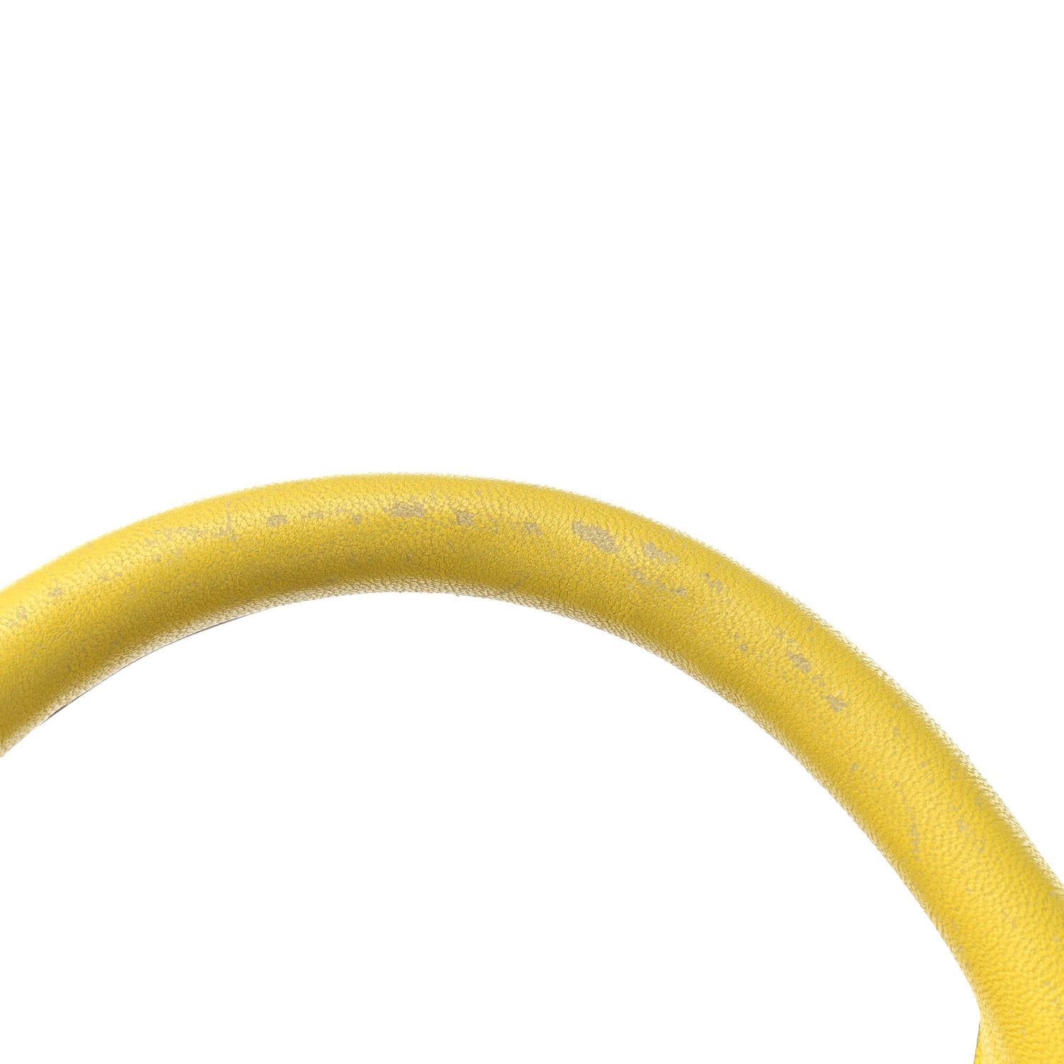 MCM Pebbled Calfskin Studded Satchel Yellow 15 of 17