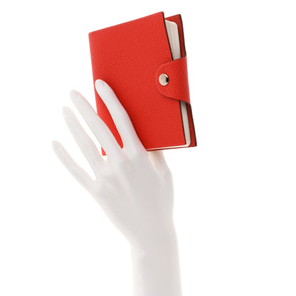 Hermes Togo Ulysse Mini Notebook Cover Rouge Tomate 2 of 8