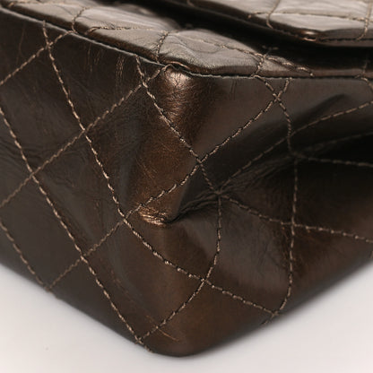 Chanel Metallic Aged Calfskin Quilted 2.55 Reissue 226 Flap Dark Copper 9 of 9