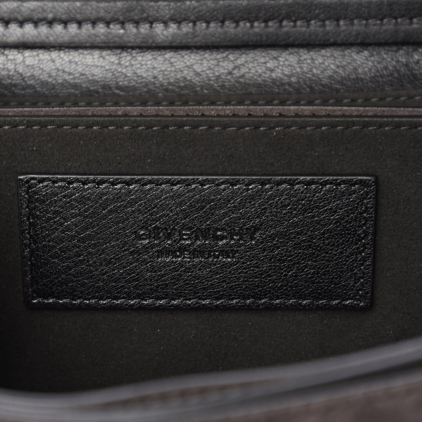 Goatskin Small GV3 Shoulder Bag Black Grey