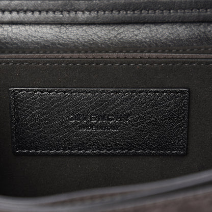 Givenchy Goatskin Small GV3 Shoulder Bag Black Grey 5 of 11
