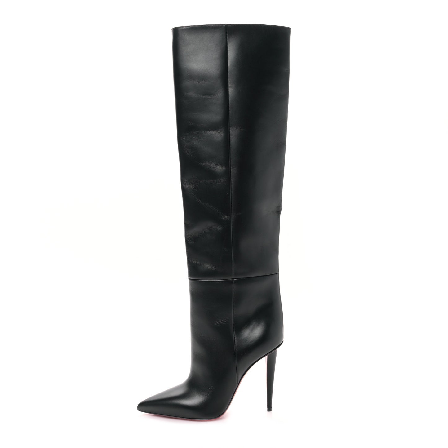 Calfskin Astrilarge 95 Knee Boots 39 Black