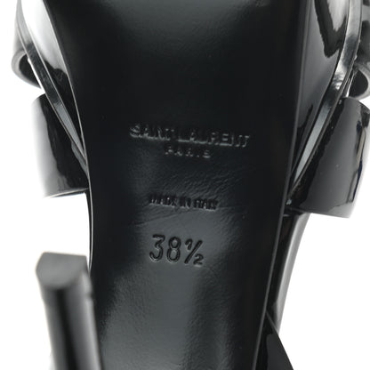 Saint Laurent Patent Tribute 75 Platform Sandals 38.5 Black 6 of 6