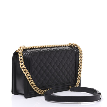 Chanel Caviar Quilted New Medium Boy Flap Black 2 of 10