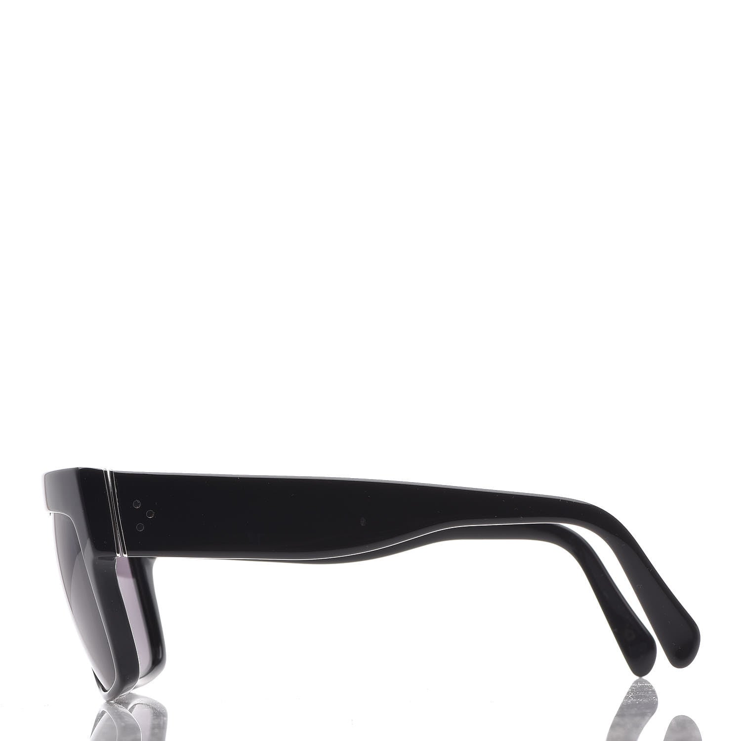 Celine Polarized ZZ Top Sunglasses CL 41756 Black 3 of 7