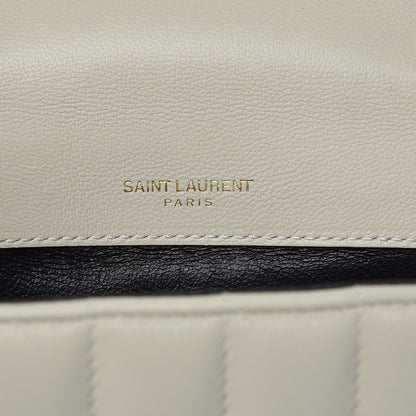Saint Laurent SAINT LAUREN Lambskin Matelasse Small Vicky Chain Bag White 8 of 11