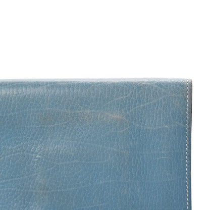 Hermes Togo Dogon Duo Wallet Blue Jean 10 of 11