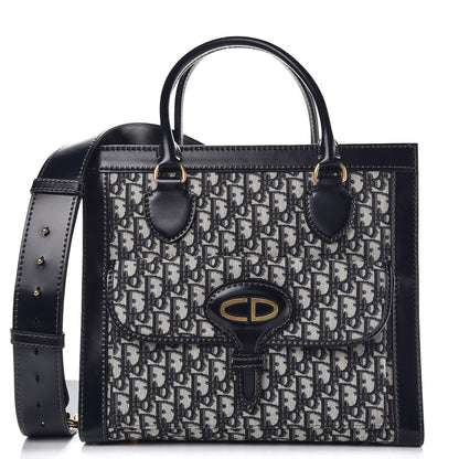 Christian Dior Oblique Tote Bag Blue 1 of 8