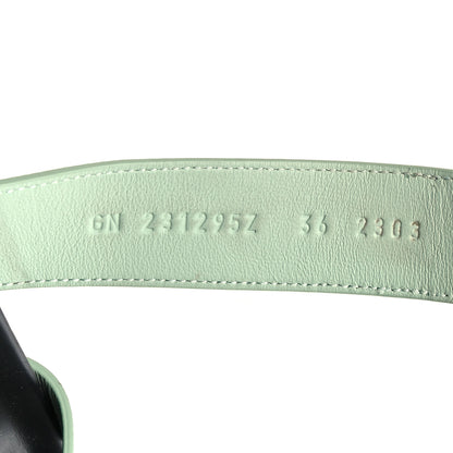 Hermes Epsom Womens Chypre Sandals 36 Vert Jade 6 of 10