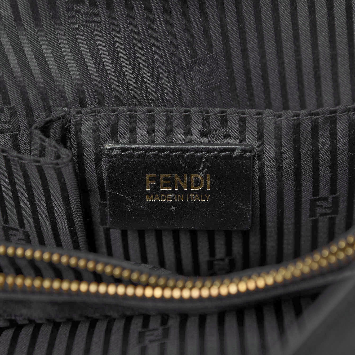 Fendi Vitello Elite Regular 2Jours Tote Black 6 of 21