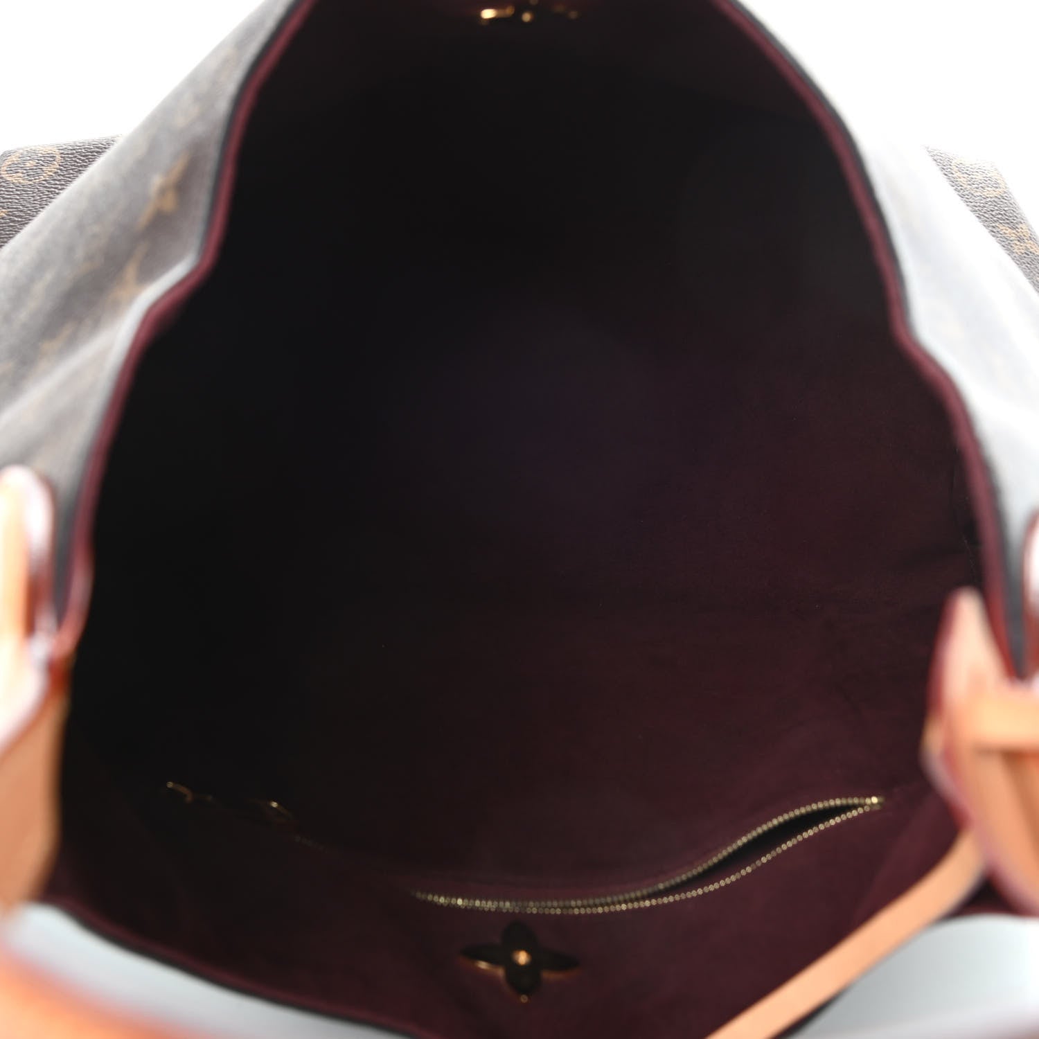 Louis Vuitton Monogram Flower Hobo Beige 5 of 12