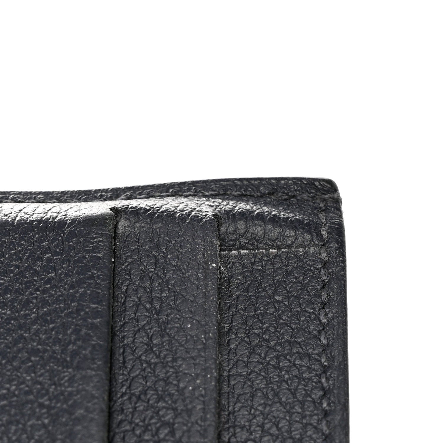 Hermes Evercolor Citizen Twill Card Case Bleu Nuit Vert Moyen Bleu Saphir 12 of 13