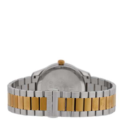Gucci Stainless Steel 38mm G-Timeless Two Tone Snake Quartz Watch 3 of 4