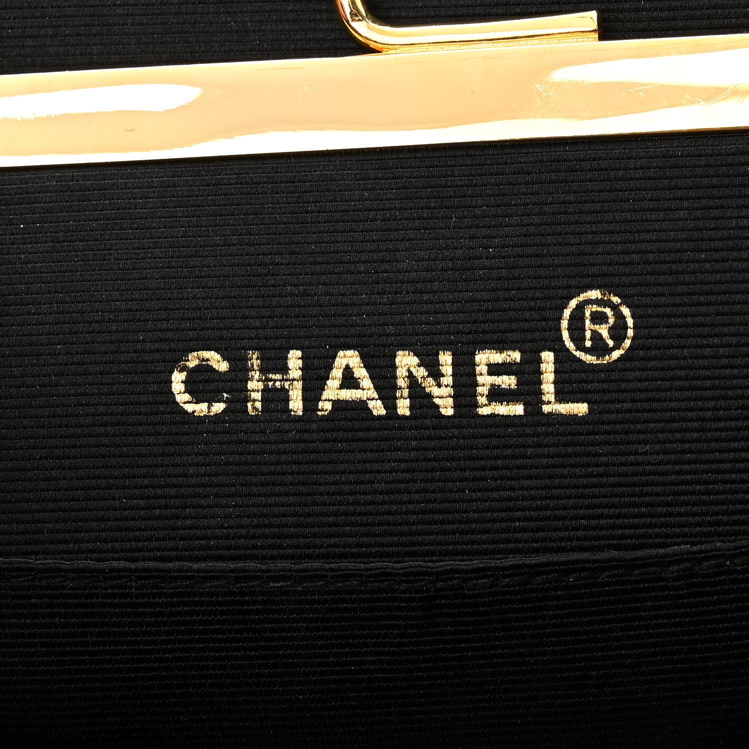 Chanel Grosgain Evening Bag Black 6 of 11